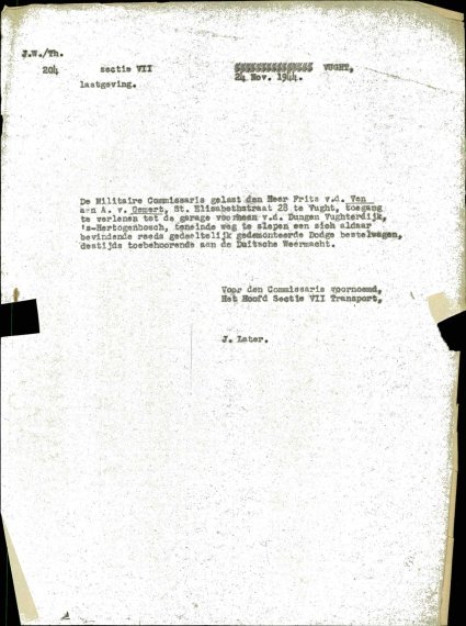 Bron: BHIC, Archief Militair Gezag, inv. nr. 258 scan 169