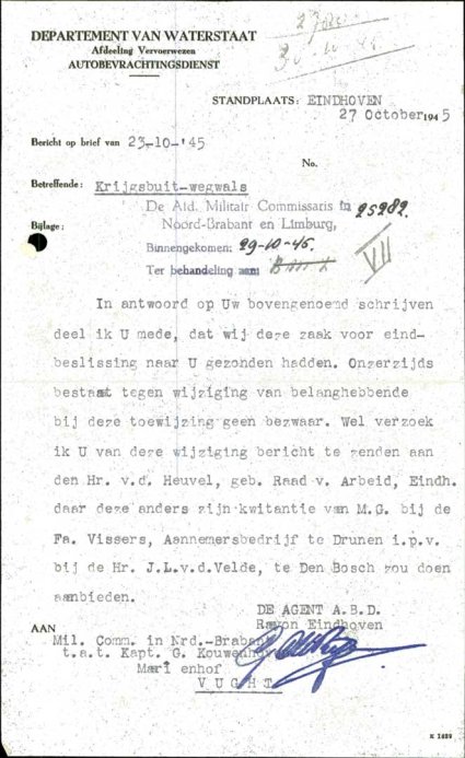 Bron: BHIC, Archief Militair Gezag, inv. nr. 258 scan 734