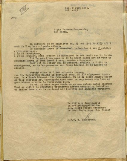 Bron: BHIC, Archief Militair Gezag, inv. nr. 519 scan 139