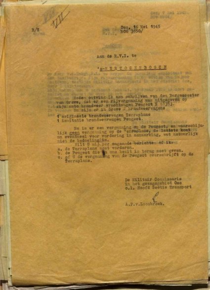 Bron: BHIC, Archief Militair Gezag, inv. nr. 519 scan 159