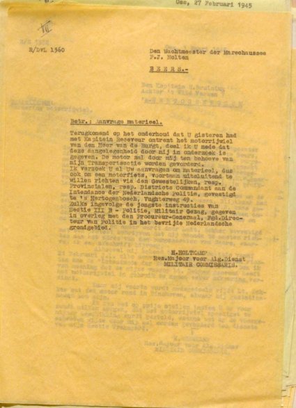 Bron: BHIC, Archief Militair Gezag, inv. nr. 519 scan 249