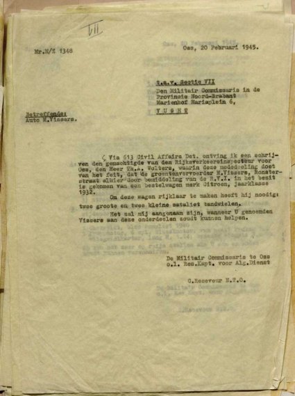 Bron: BHIC, Archief Militair Gezag, inv. nr. 519 scan 258
