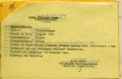 Bron: BHIC, Archief Militair Gezag, inv. nr. 519 scan 266