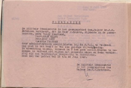 Bron: BHIC, Archief Militair Gezag, inv. nr. 519 scan 525