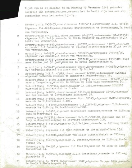 Bron: Brabants Historisch Informatie Centrum, toegangsnummer 127 Militair Gezag in Noord-Brabant, 1944 - 1946, inv. nr. 599, scan 31
