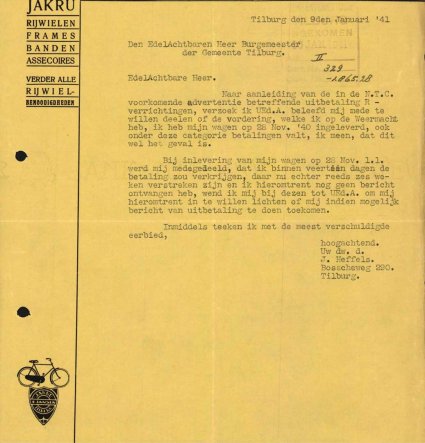Bron: Regionaal Archief Tilburg, Archief gemeentebestuur Tilburg 1938-1985, inv. nr. 5631, scan 3