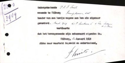 Bron: Regionaal Archief Tilburg, Archief gemeentebestuur Tilburg 1938-1985, inv. nr. 5631, scan 19