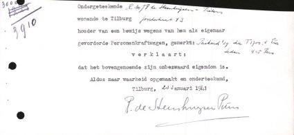 Bron: Regionaal Archief Tilburg, Archief gemeentebestuur Tilburg 1938-1985, inv. nr. 5631, scan 42