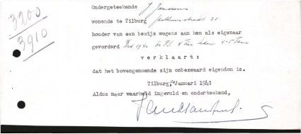 Bron: Regionaal Archief Tilburg, Archief gemeentebestuur Tilburg 1938-1985, inv. nr. 5631, scan 45
