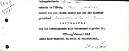 Bron: Regionaal Archief Tilburg, toegang 484, Gemeentebestuur Tilburg 1938-1985, inv. nr. 5631, scan 76
