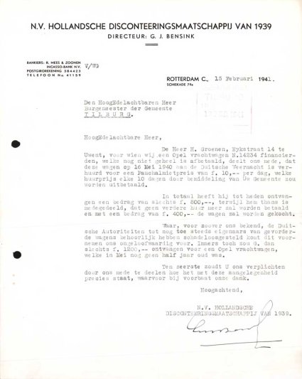 Bron: Regionaal Archief Tilburg, toegang 484, Gemeentebestuur Tilburg 1938-1985, inv. nr. 5631, scan 99