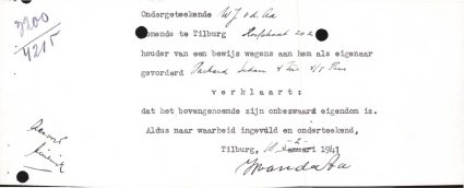 Bron: Regionaal Archief Tilburg, Archief gemeentebestuur Tilburg 1938-1985, inv. nr. 5631, scan 105