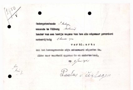 Bron: Regionaal Archief Tilburg, Archief gemeentebestuur Tilburg 1938-1985, inv. nr. 5631, scan 208