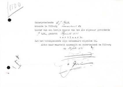 Bron: Regionaal Archief Tilburg, Archief gemeentebestuur Tilburg 1938-1985, inv. nr. 5632, scan 20