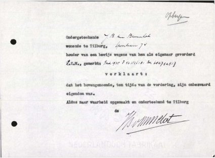 Bron: Regionaal Archief Tilburg, Archief gemeentebestuur Tilburg 1938-1985, inv. nr. 5632, scan 109