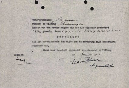 Bron: Regionaal Archief Tilburg, Archief gemeentebestuur Tilburg 1938-1985, inv. nr. 5632, scan 159