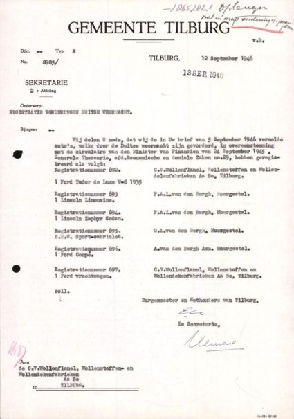 Bron: Regionaal Archief Tilburg, toegang 484, Gemeentebestuur Tilburg 1938-1985, inv. nr. 5633, scan 368