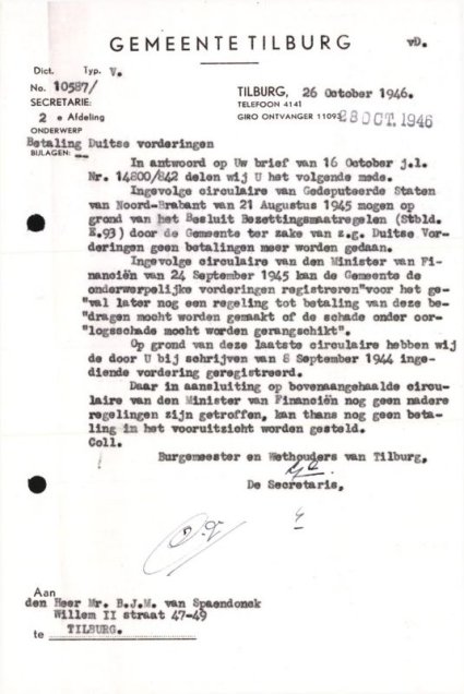 Bron: Regionaal Archief Tilburg, toegang 484, Gemeentebestuur Tilburg 1938-1985, inv. nr. 5633, scan 371