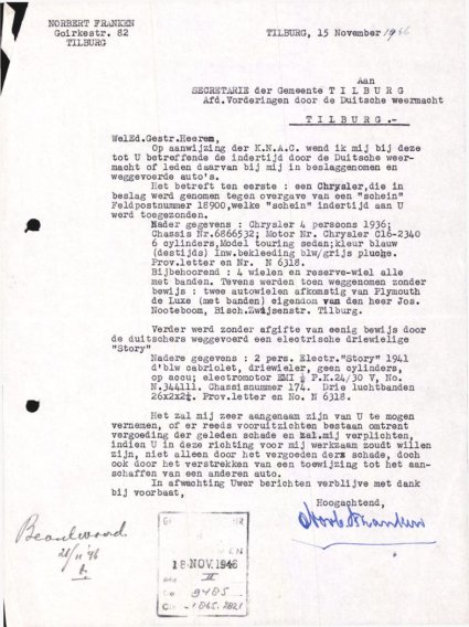 Bron: Regionaal Archief Tilburg, toegang 484, Gemeentebestuur Tilburg 1938-1985, inv. nr. 5633, scan 374