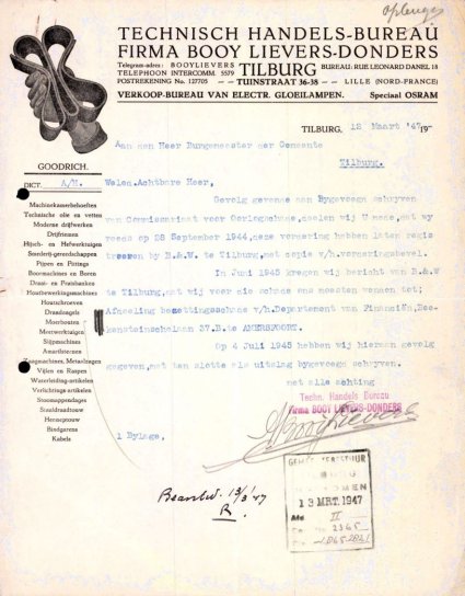 Bron: Regionaal Archief Tilburg, toegang 484, Gemeentebestuur Tilburg 1938-1985, inv. nr. 5633, scan 378