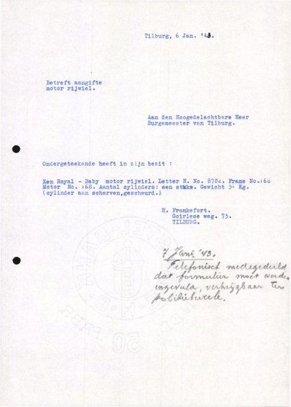 Bron: Regionaal Archief Tilburg, toegang 484, Gemeentebestuur Tilburg 1938-1985, inv. nr. 5633, scan 6