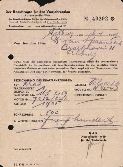 Bron: Regionaal Archief Tilburg, toegang 484, Gemeentebestuur Tilburg 1938-1985, inv. nr. 5633, scan 151