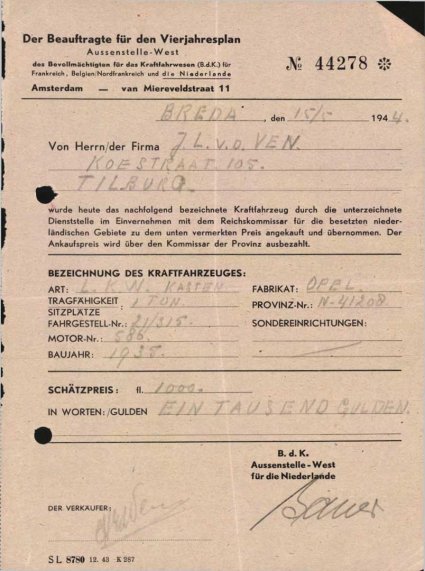 Bron: Regionaal Archief Tilburg, toegang 484, Gemeentebestuur Tilburg 1938-1985, inv. nr. 5633, scan 225