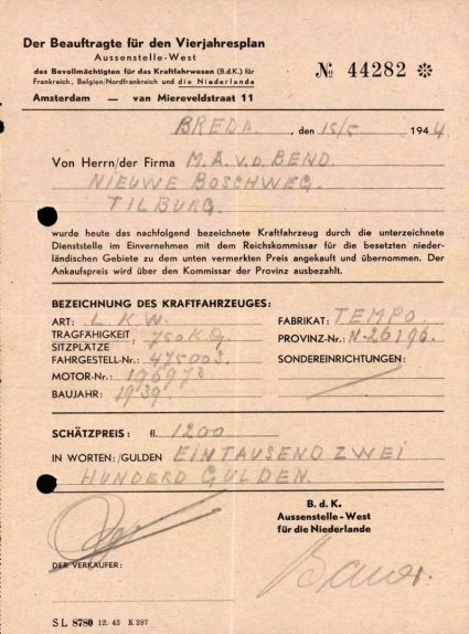Bron: Regionaal Archief Tilburg, toegang 484, Gemeentebestuur Tilburg 1938-1985, inv. nr. 5633, scan 228
