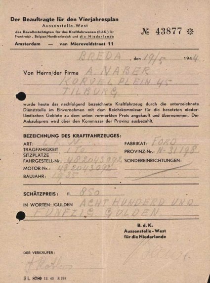 Bron: Regionaal Archief Tilburg, toegang 484, Gemeentebestuur Tilburg 1938-1985, inv. nr. 5633, scan 249