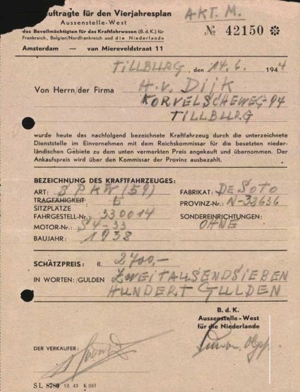 Bron: Regionaal Archief Tilburg, toegang 484, Gemeentebestuur Tilburg 1938-1985, inv. nr. 5633, scan 260