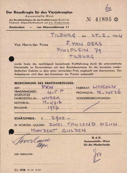 Bron: Regionaal Archief Tilburg, Archief gemeentebestuur Tilburg 1938-1985, inv. nr. 5633, scan 185