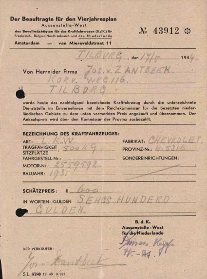 Bron: Regionaal Archief Tilburg, Archief gemeentebestuur Tilburg 1938-1985, inv. nr. 5633, scan 233