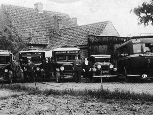 Autobussen Budel, 1930.