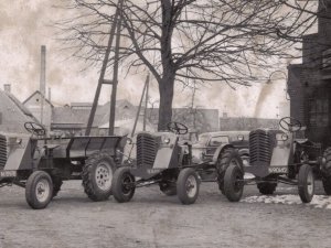 MCE-tractoren, c. 1950 (collectie Heemkundekring Erthepe)