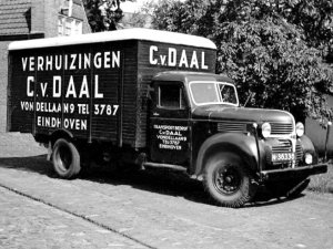 Verhuiswagen van Cees van Daal (Collectie T. van Daal)