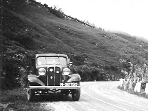 Met de Chevrolet in Zuid-Duitsland, 1935 (collectie R. Koch)
