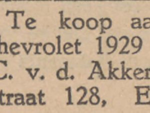 Bron: Eindhovensch Dagblad, 26 maart 1937