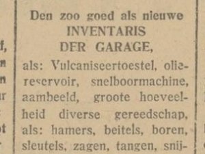 Bron: Eindhovensch Dagblad, 3 dec. 1921
