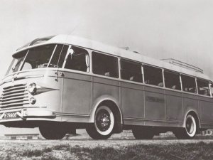 DAF-bus, c. 1950 (collectie Eindhoven in Beeld)