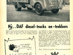 DAF (bron: Bedrijfsvervoer, september 1950)