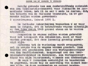 Brief van de SG van Binnenlandse Zaken (bron: Regionaal Archief Tilburg, Archief gemeentebestuur Tilburg 1938-1985, inv. nr. 5633, scan 366
