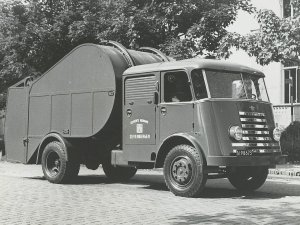 DAF vuilniswagen, 1951.