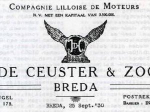 Briefhoofd van de firma De Ceuster (bron: Conam Bulletin)