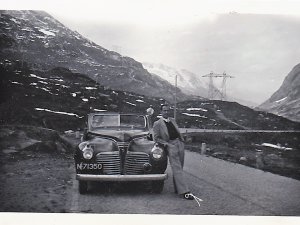 Plymout, 21 juni 1948 op de Gotthard (bron: album Nicole Konijn-van Asten)