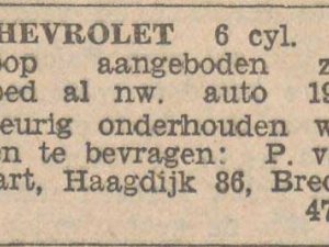 Bron: Dagblad van Noord-Brabant, 27 aug. 1932