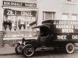 De auto van J. van Oosterhout