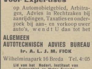 Advertentie, Bredasche Courant, 20 juni 1934