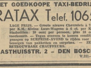 Bron: Prov. Noordbr. en 's Bossche Courant, 28 nov. 1934