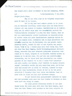 Brief van dr. Lamers (BHIC, Archief Militair Gezag, inv. nr. 258, scan 364))