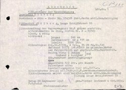 Schattingsrapport van de Dion Bouton  (Bron: Regionaal Archief Tilburg, Archief gemeentebestuur Tilburg 1938-1985, inv. nr. 5633, scan 94)
